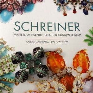 Vintage SCHREINER Brooch "Back to Back" Crystals